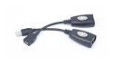 Kabel przedłużacz aktywny USB 2.0 Gembird AM-LAN-AF, max. 30 m (17 cm) Gembird