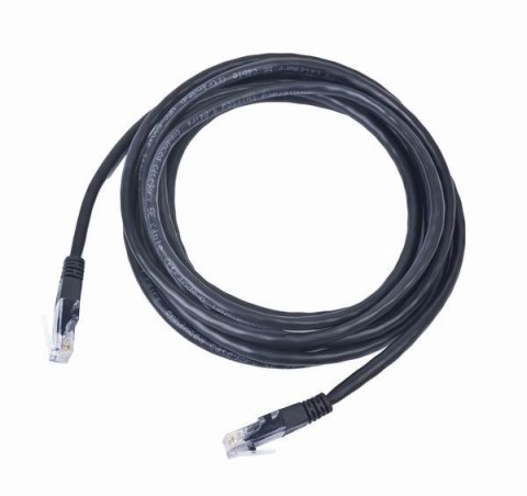 Kabel sieciowy UTP Gembird PP12-1M/BK kat. 5e, Patch cord RJ-45 (1 m) Gembird
