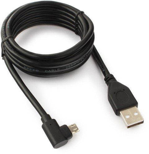 Kabel USB 2.0 na micro-USB dwustronny kątowy 1.8m Gembird Gembird