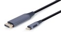 Kabel USB-C 3.0 męski do DisplayPort męski 1.8m (szary) Gembird Gembird